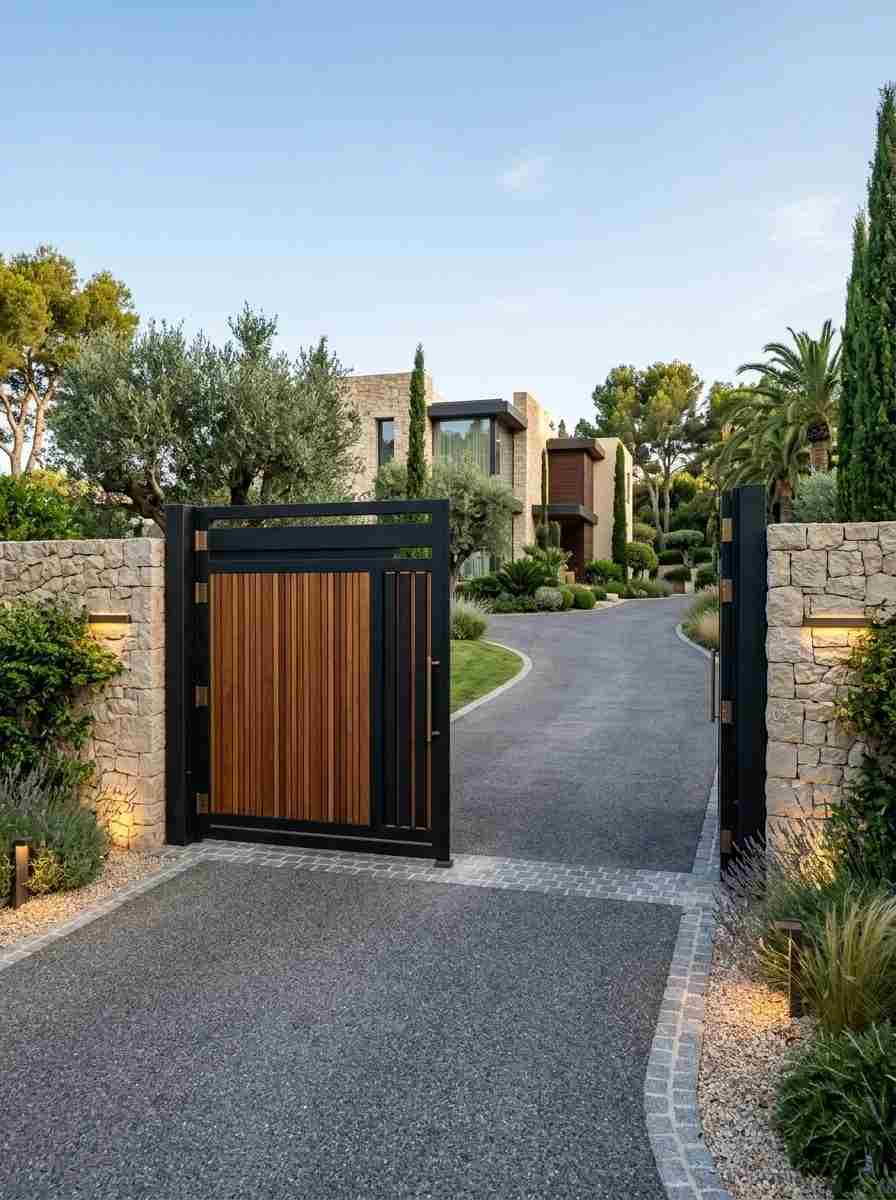 Main Entrance & Sliding Gates